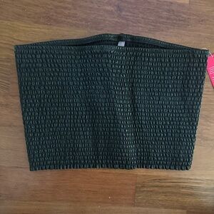 Commando faux leather tube top